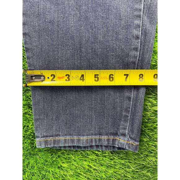 Liz Claiborne Woman Boyfriend Skinny Jeans Size 20W Plus Dark Wash Stretch Denim - Picture 9 of 12